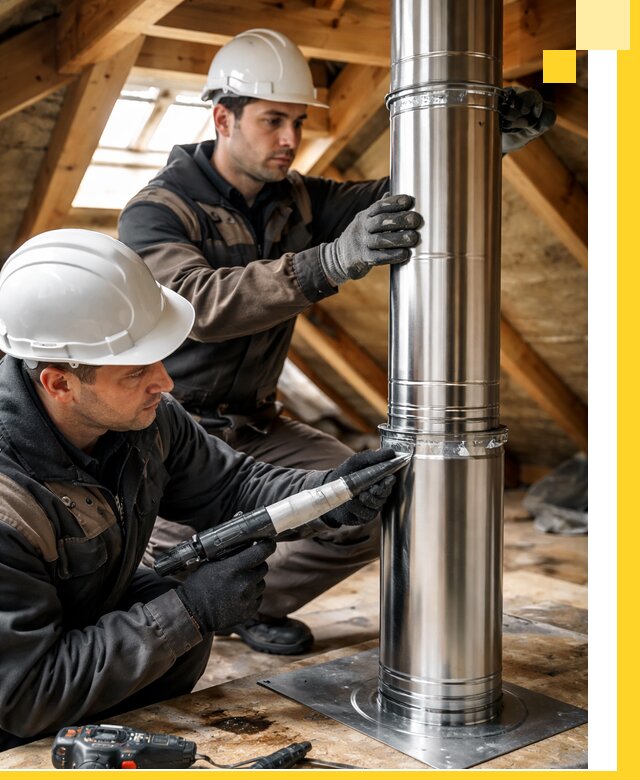 Монтаж дымоходов для каминов в Владикавказе с гарантией качества