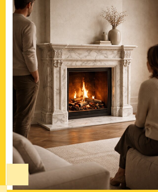 Мраморные камины под ключ в Владикавказе от 257700 р. | ЭриданВкз