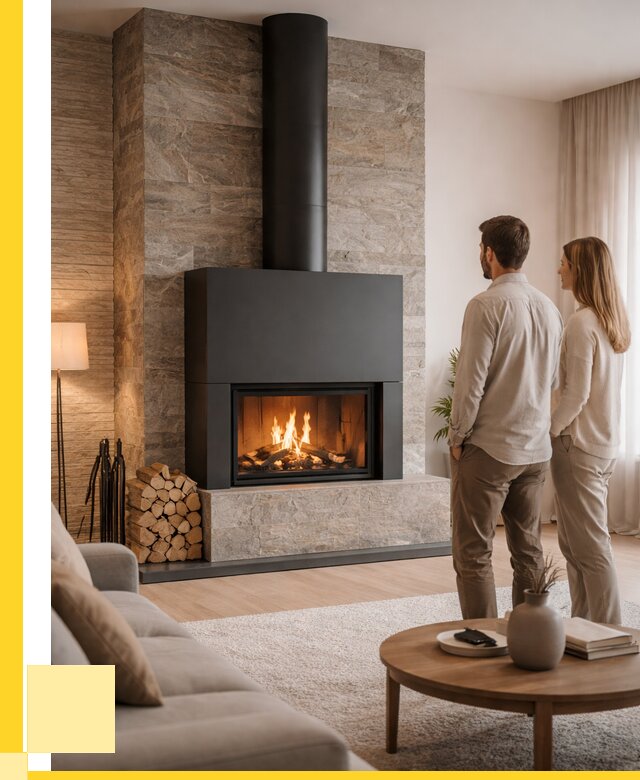 Закрытые камины под ключ в Владикавказе от 123696 р., ЭриданВкз