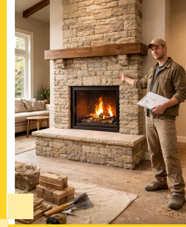 Камины под ключ в Владикавказе от 185544 р. | ЭриданВкз — установка