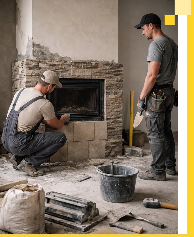 Камины под ключ в Владикавказе: проект, изготовление и монтаж