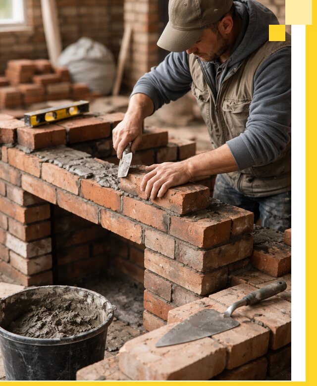 Кладка каминов под ключ в Владикавказе профессиональная отделка и монтаж