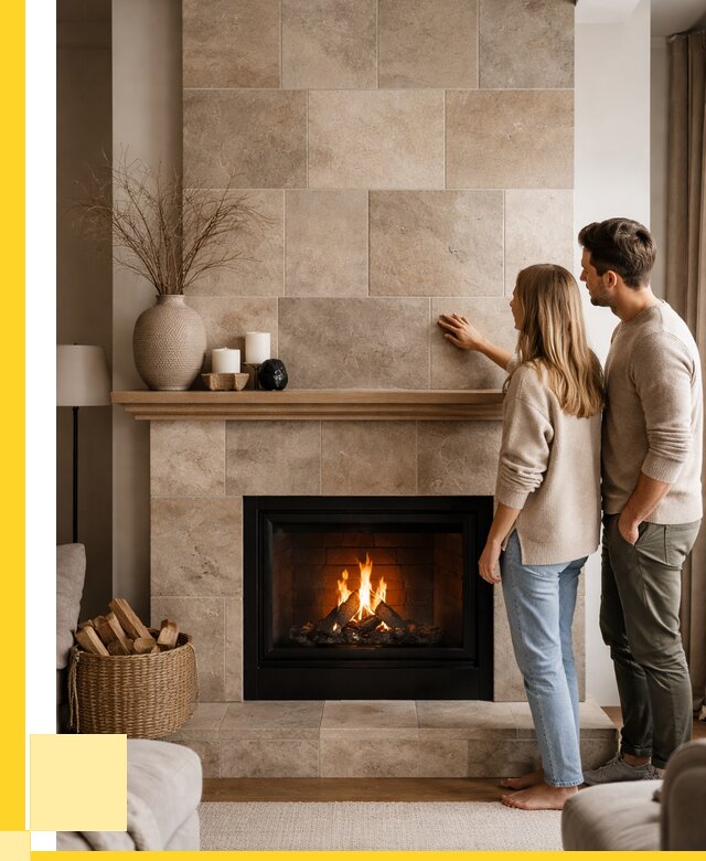 Облицовка каминов керамогранитом в Владикавказе от 4639 р. | ЭриданВкз