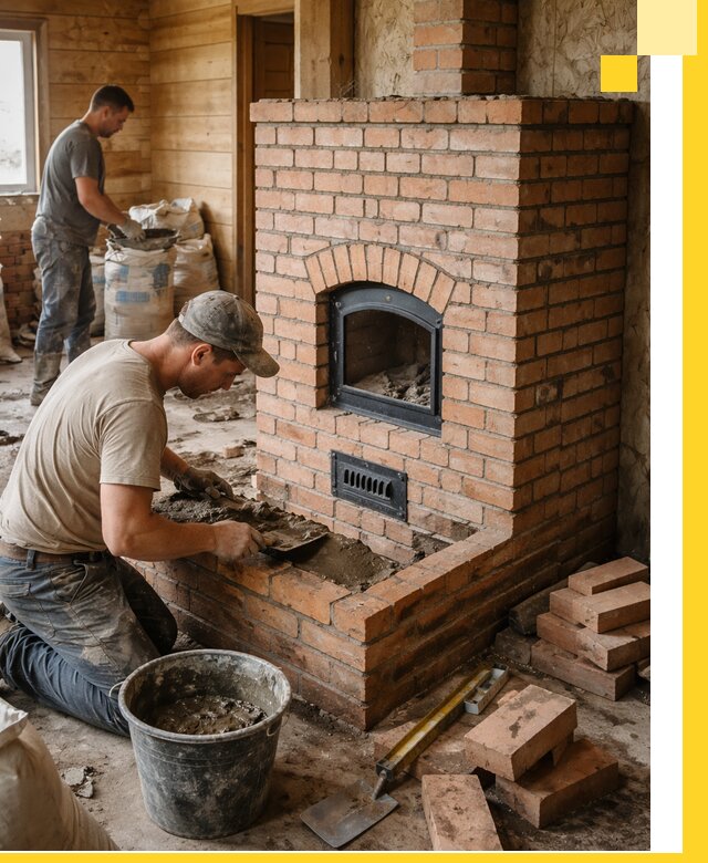 Профессиональное строительство печей в Владикавказе под ключ