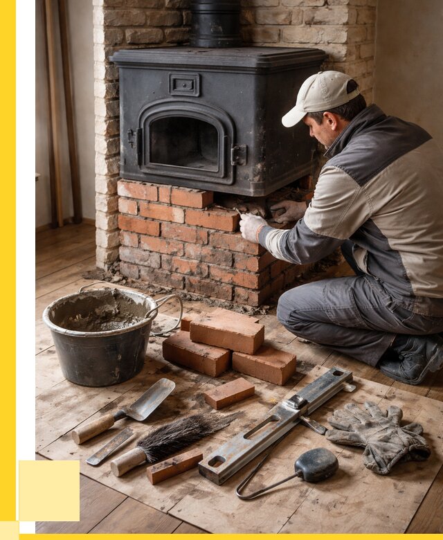 Ремонт печей в Владикавказе от 12370 р., услуги печника ЭриданВкз