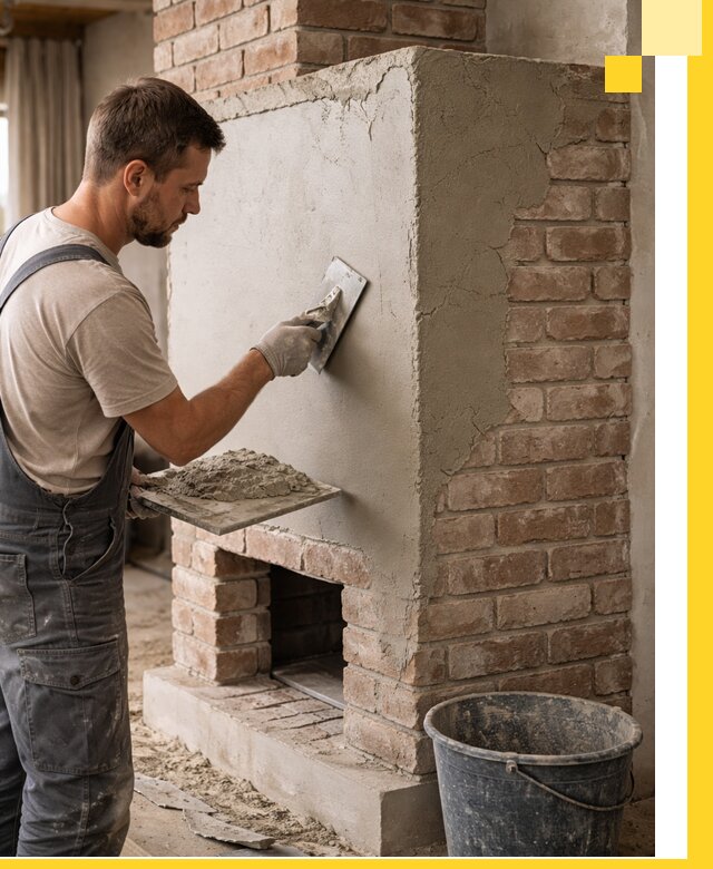 Отделка печей и облицовка каминов в Владикавказе под ключ