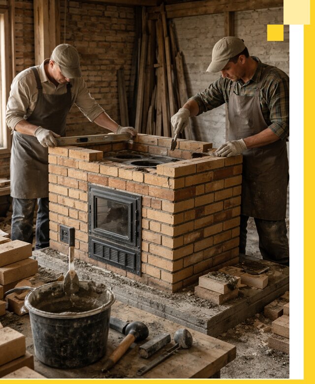 Изготовление и установка варочных печей под ключ в Владикавказе