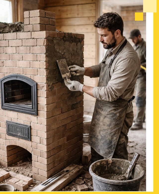 Изготовление и установка печей-шведок под ключ в Владикавказе