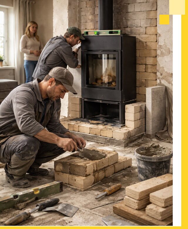 Печи и камины под ключ: проект, установка в Владикавказе