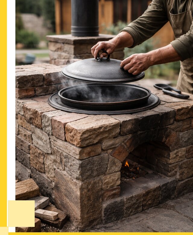 Печи для казана в Владикавказе по цене от 18554 р. | ЭриданВкз