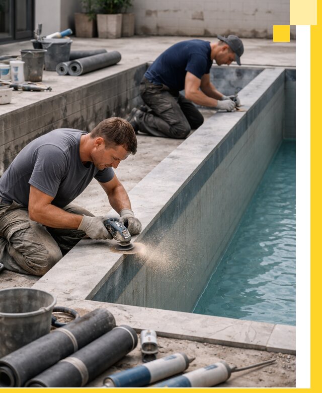 Профессиональный ремонт бассейнов под ключ в Владикавказе