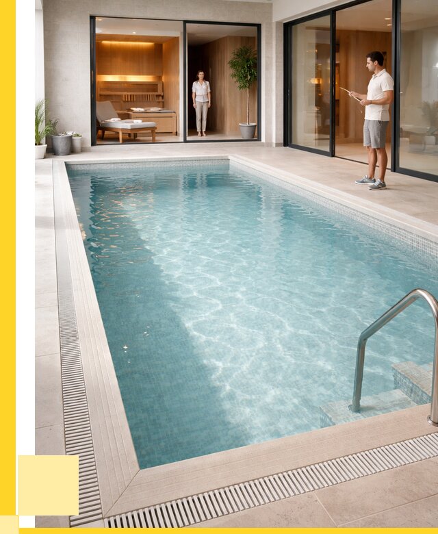 Отделка бассейна пленкой ПВХ в Владикавказе от 3608 р. - ЭриданВкз