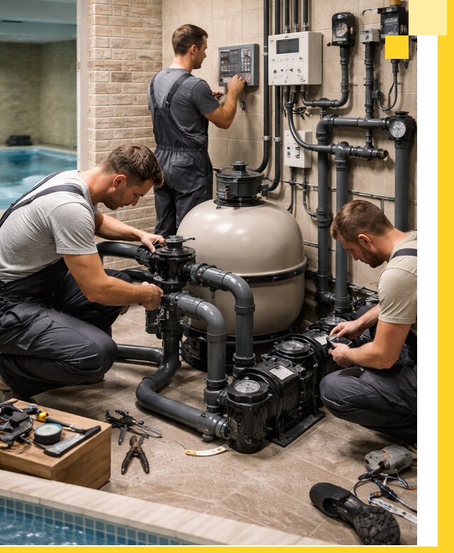 Комплексное оборудование для бассейнов под ключ в Владикавказе