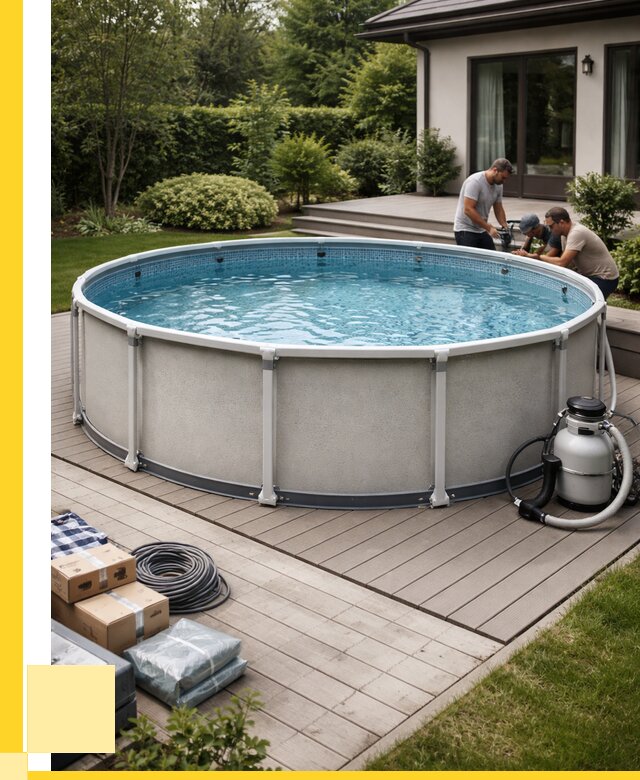 Купить каркасные бассейны в Владикавказе от 46386 р. | ЭриданВкз