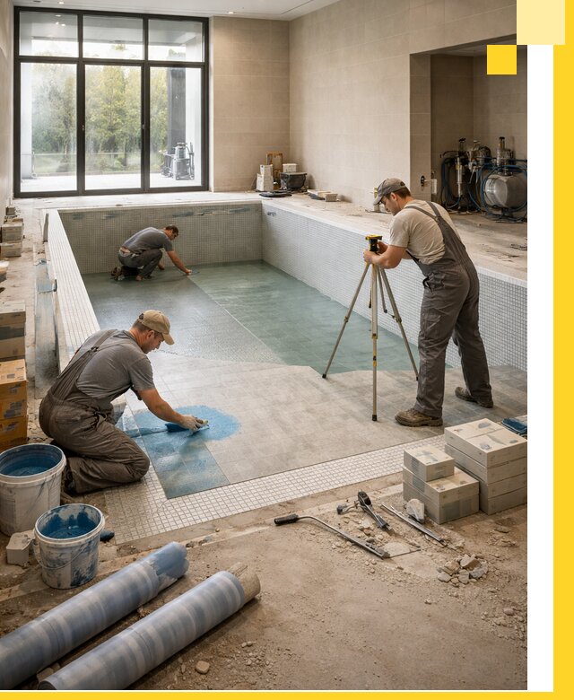 Проект и строительство закрытых бассейнов в Владикавказе под ключ