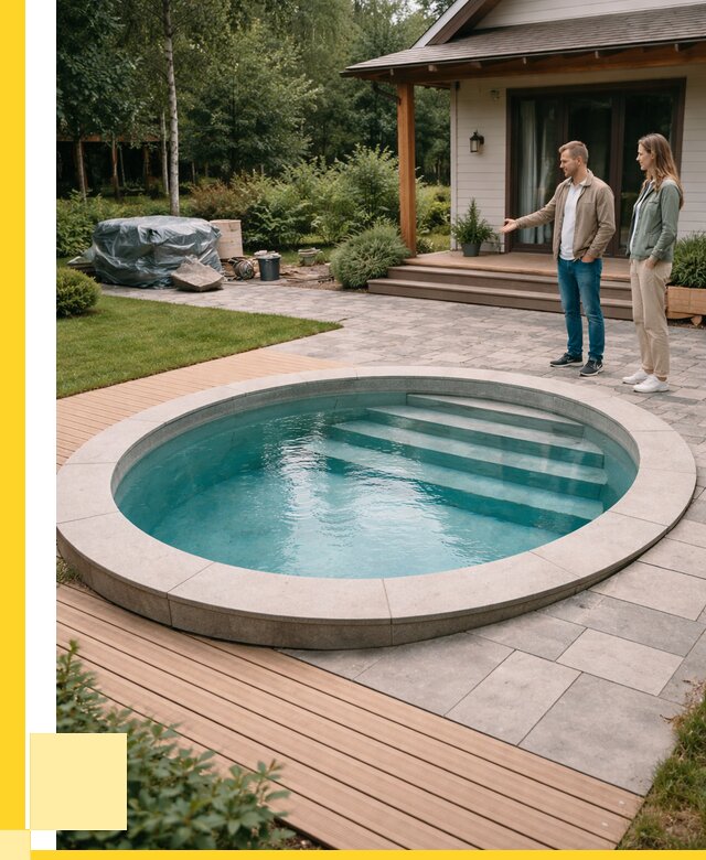 Бассейн на даче под ключ в Владикавказе от 206160 р., ЭриданВкз