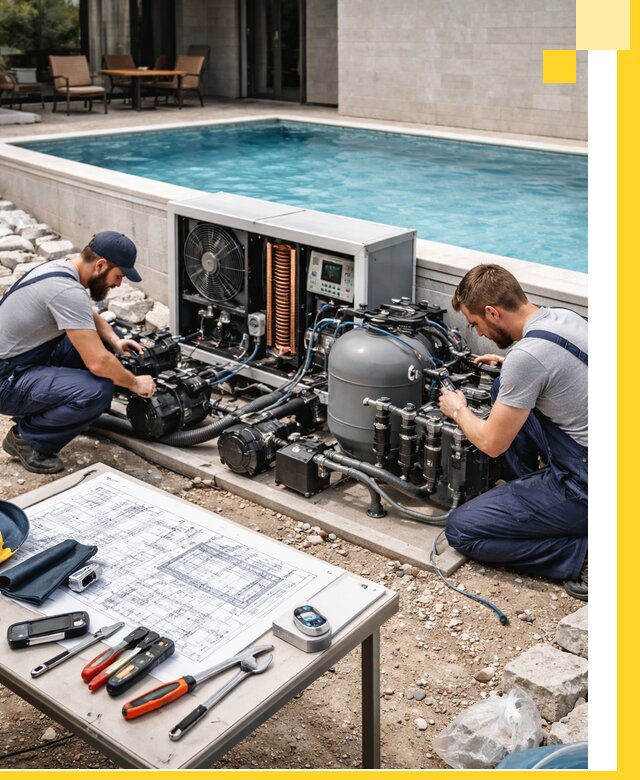 Проектирование и монтаж бассейнов с подогревом в Владикавказе