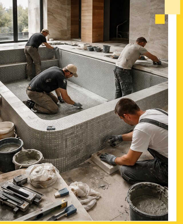 Строительство и установка СПА бассейнов под ключ в Владикавказе