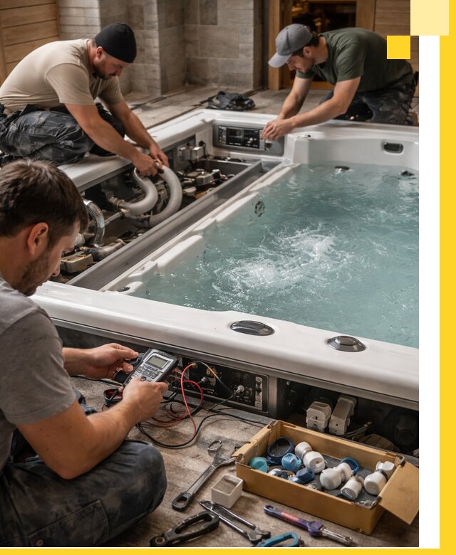 Гидромассажные бассейны под ключ в Владикавказе, дизайн и монтаж