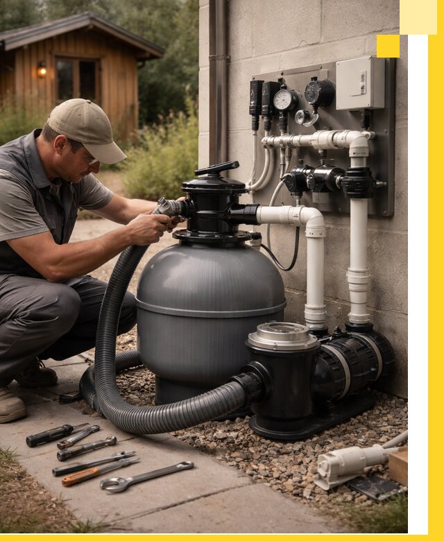 Продажа и монтаж фильтров и насосов для бассейнов в Владикавказе