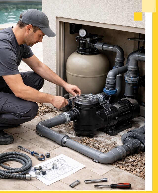 Поставка, монтаж и сервис насосов для бассейнов в Владикавказе