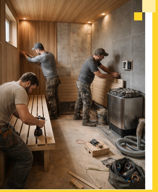 Сауны под ключ в Владикавказе, проектирование, строительство, отделка
