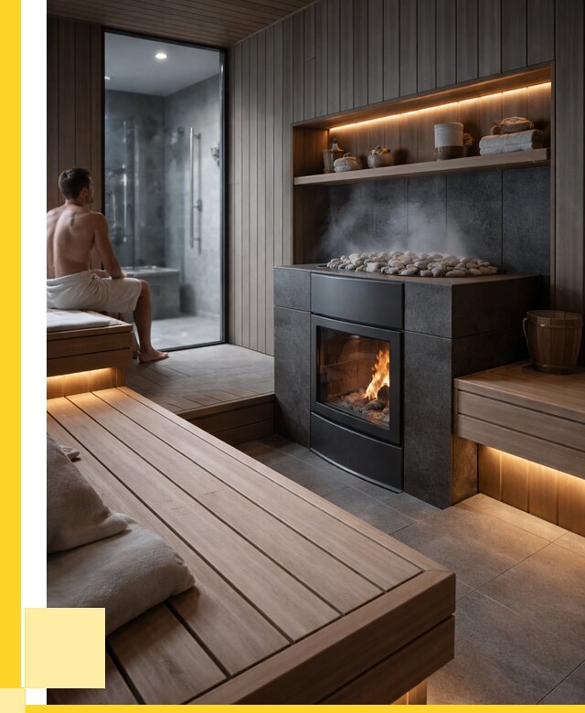 Проект сауны в частном доме в Владикавказе от 36078 р. | ЭриданВкз