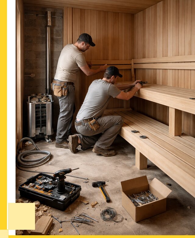 Монтаж саун под ключ в Владикавказе от 123696 р. | ЭриданВкз