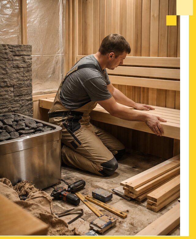 Сауны для дома под ключ с проектированием и монтажом в Владикавказе