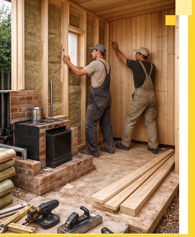 Строительство и установка дачных саун под ключ в Владикавказе