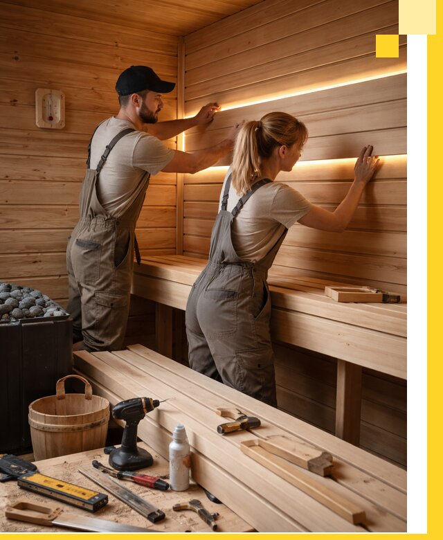 Дизайн саун и бань под ключ с индивидуальным проектом в Владикавказе