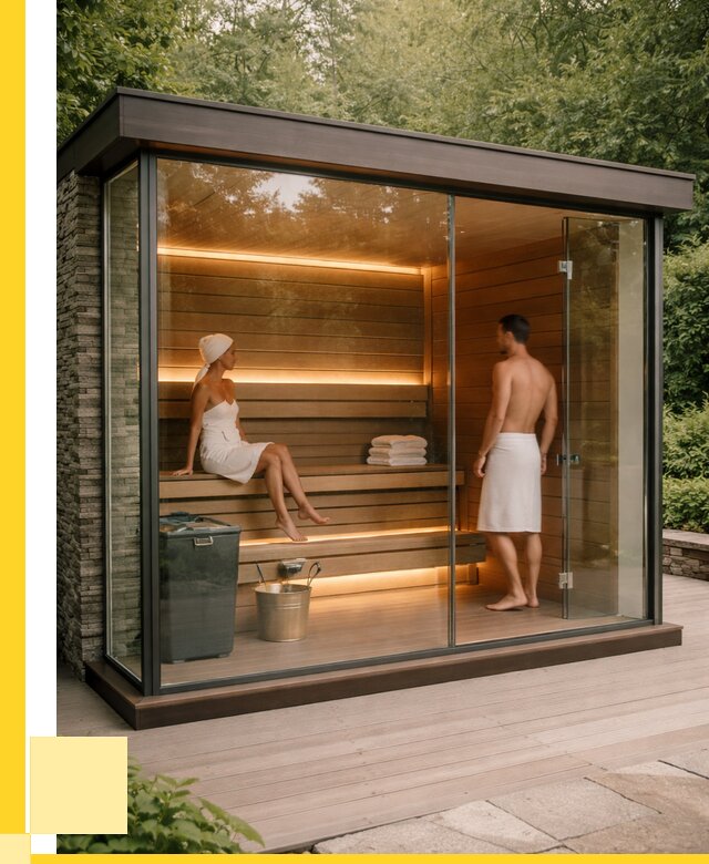 Сауна стеклянная и двери для сауны в Владикавказе от 257700 р. | ЭриданВкз