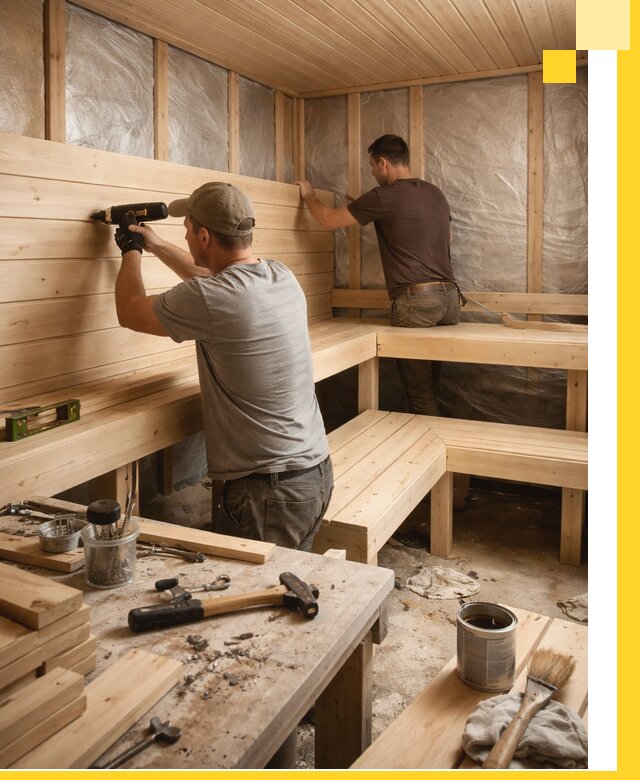 Профессиональная отделка бань и саун под ключ в Владикавказе