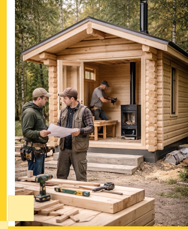 Монтаж бань под ключ в Владикавказе — от 206160 р. | ЭриданВкз