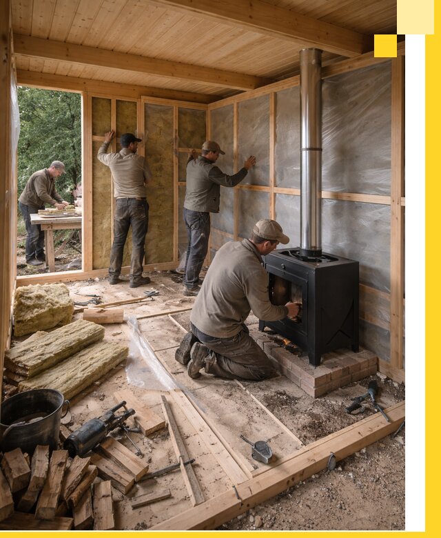 Профессиональный монтаж бань под ключ в Владикавказе для дома