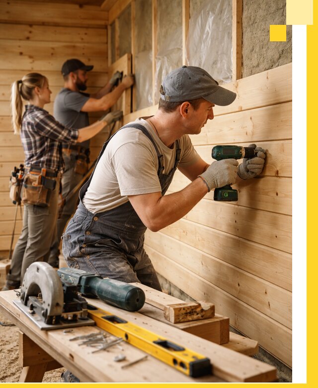 Обшивка бань под ключ в Владикавказе: отделка стен и потолков