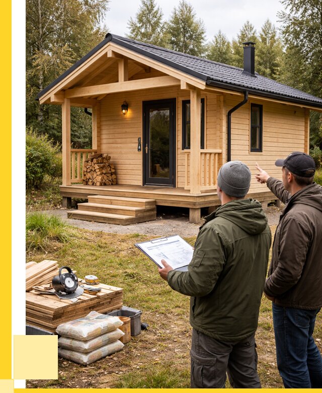 Каркасные бани под ключ в Владикавказе от 309240 р. | ЭриданВкз