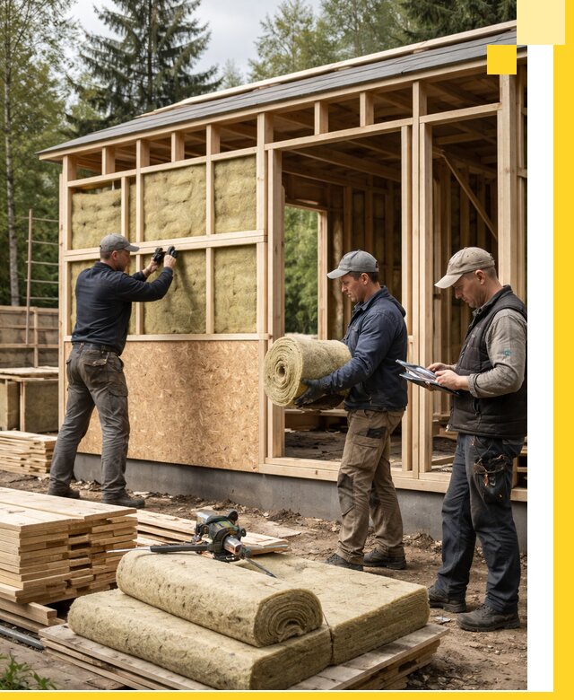 Проектирование и строительство каркасных бань в Владикавказе под ключ