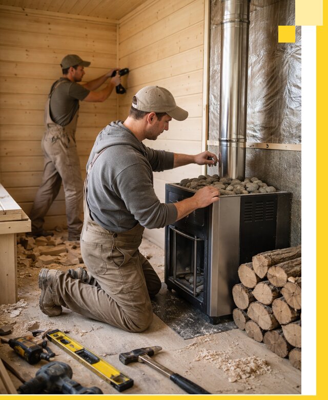 Строительство деревянных бань под ключ в Владикавказе проекты и монтаж