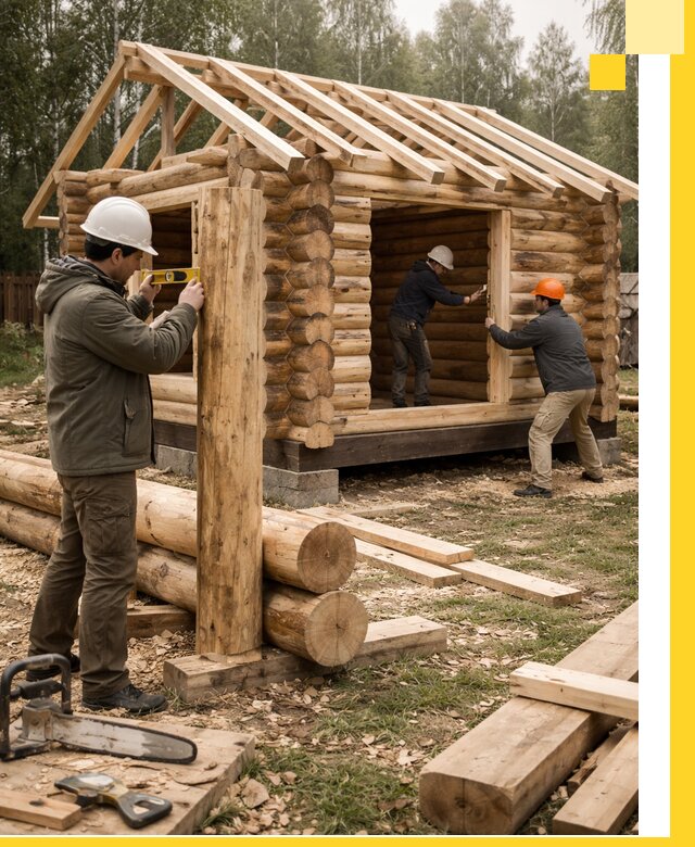 Строительство бань для дачи под ключ в Владикавказе с доставкой и монтажом