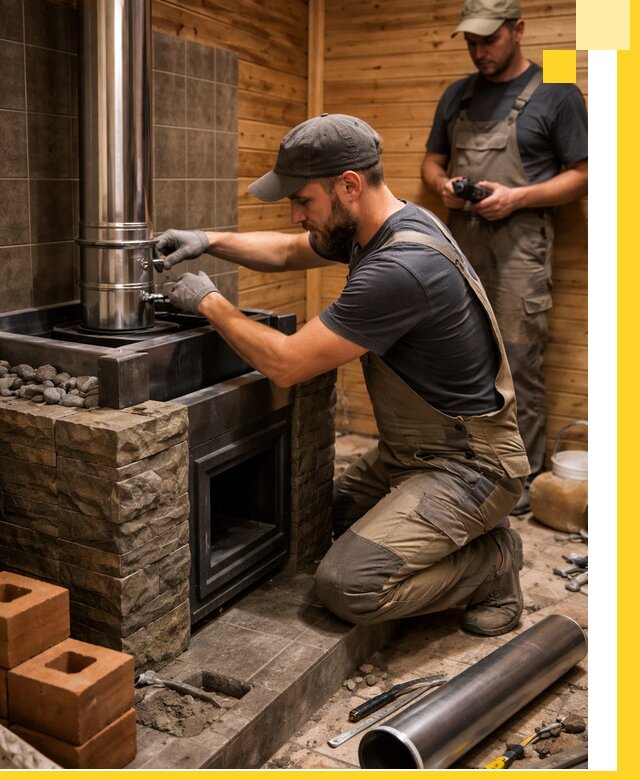 Изготовление и установка банных печей под ключ в Владикавказе