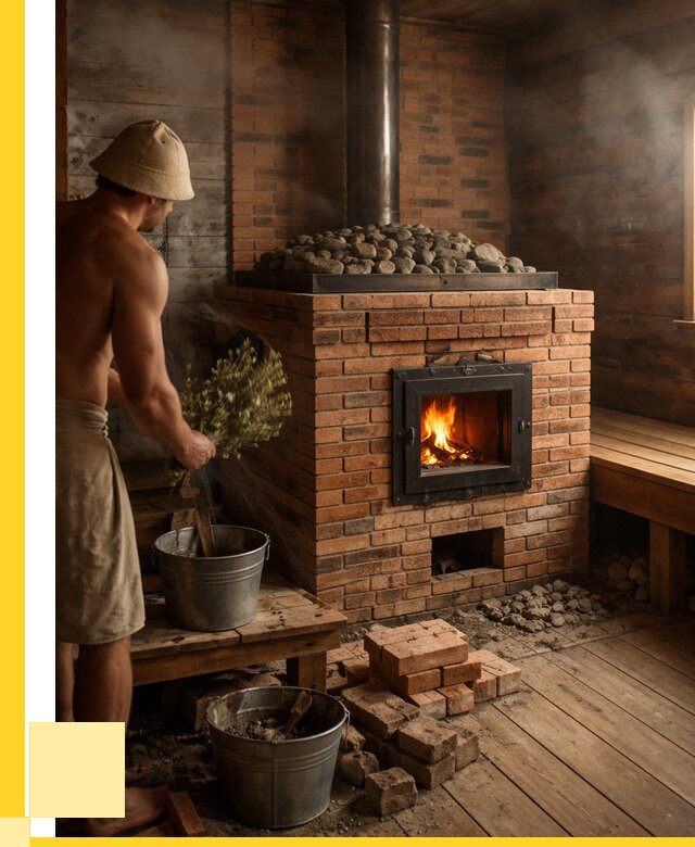 Кирпичные банные печи в Владикавказе от 92772 р. | ЭриданВкз