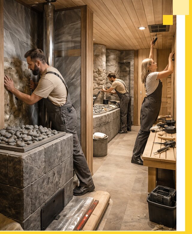 Строительство бань и SPA процедур в Владикавказе под ключ и отделкой