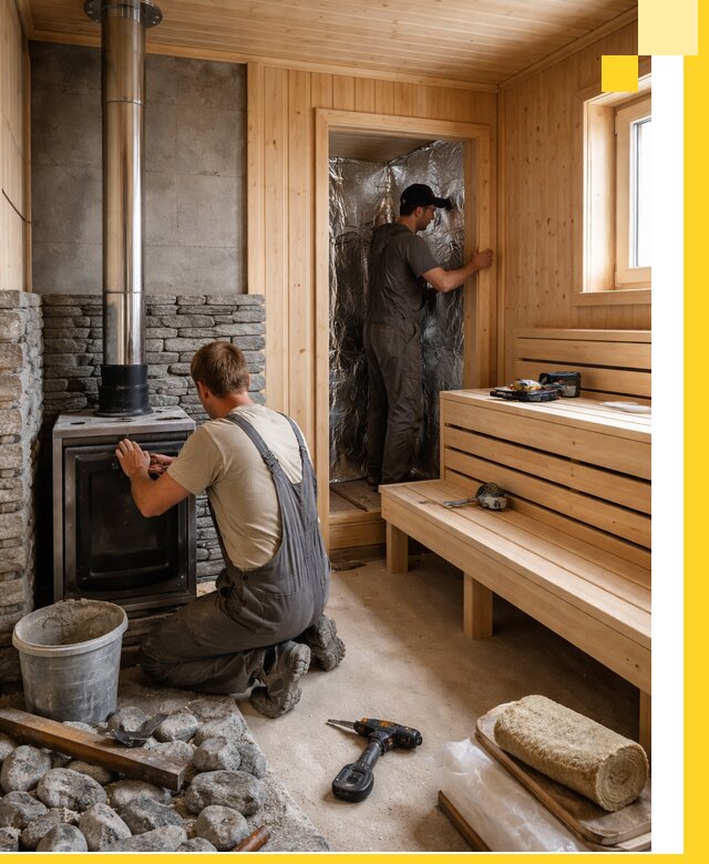 Строительство и изготовление бань под ключ в Владикавказе