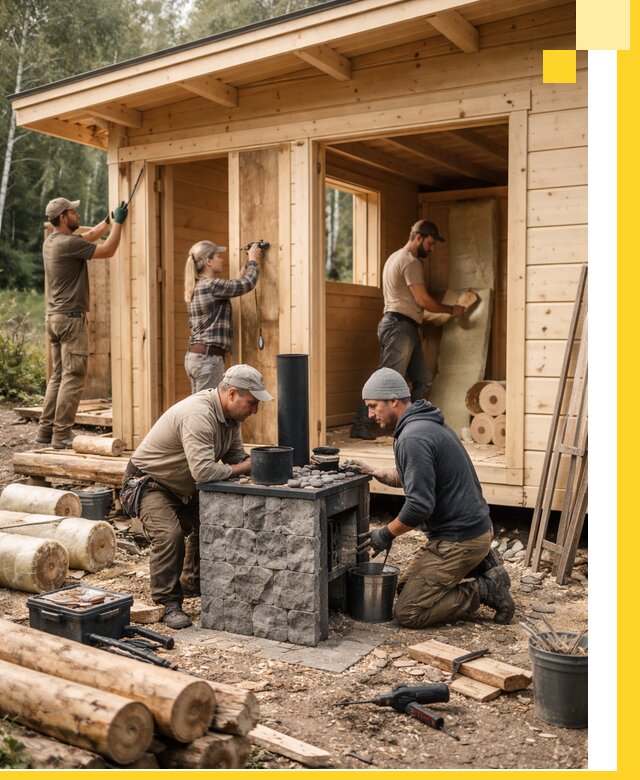 Купить баню под ключ в Владикавказе строительство монтаж отделка