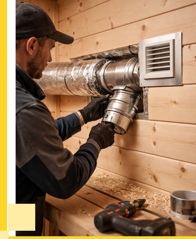 Монтаж вентиляции бани в Владикавказе от 12370 р. | ЭриданВкз