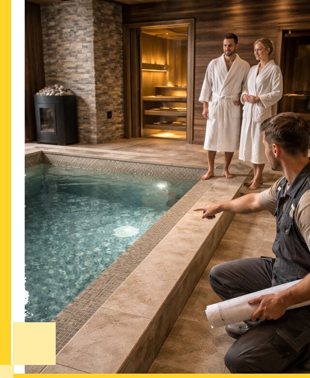 Проект бани с бассейном под ключ в Владикавказе от 67002 р. | ЭриданВкз