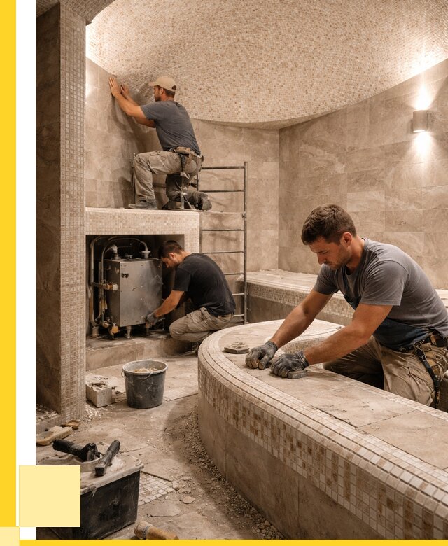 Монтаж хамамов под ключ в Владикавказе от 257700 р. ЭриданВкз