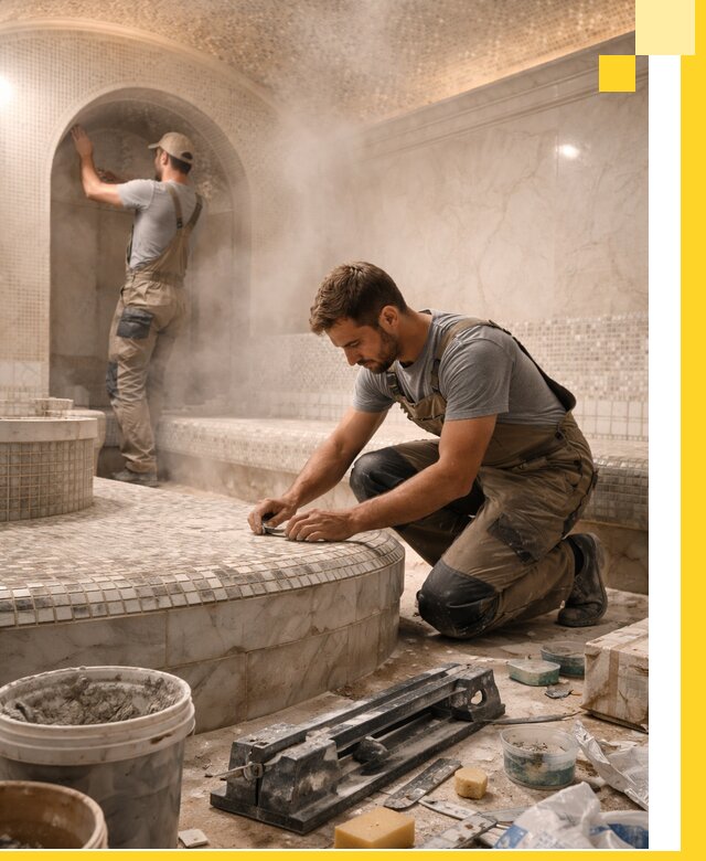 Профессиональный дизайн хамама и SPA под ключ в Владикавказе