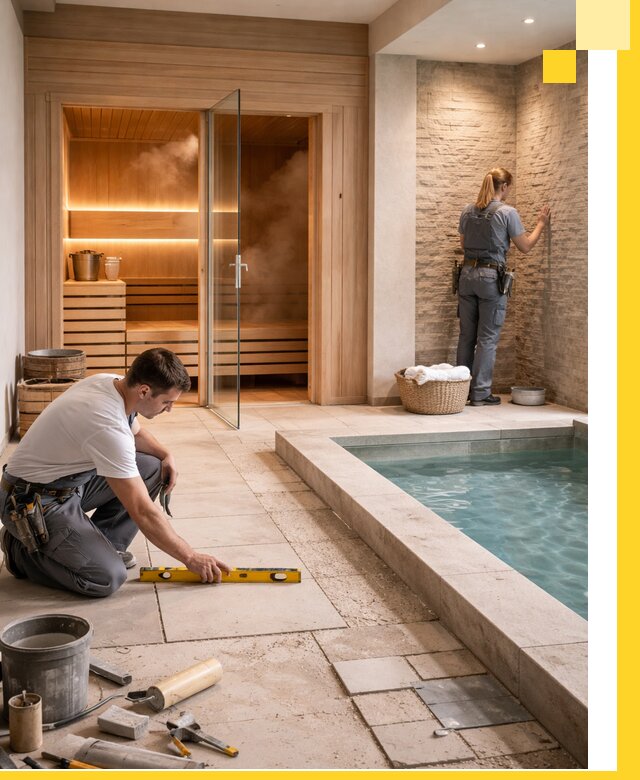 Комплексный дизайн и отделка интерьеров SPA под ключ в Владикавказе